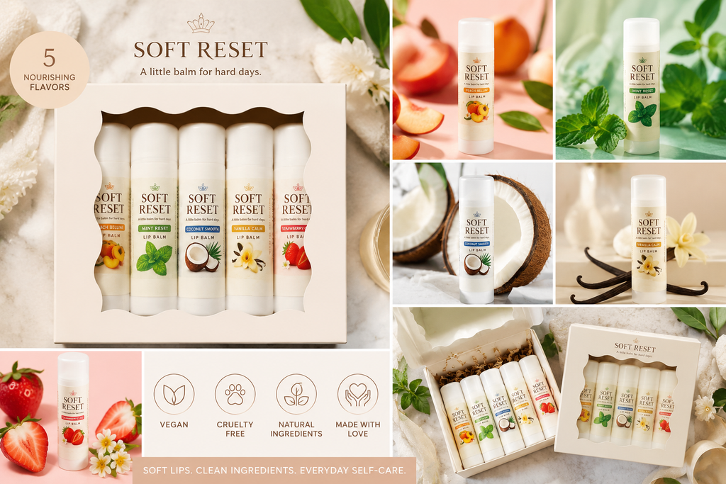 Soft Reset™ Luxury Lip Balm Collection (5-Pack)