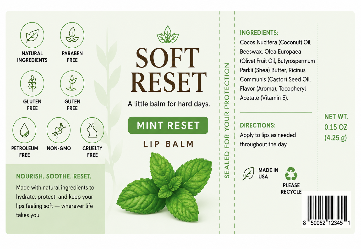 The Soft Reset™ | Hydrating Lip Balm Trio