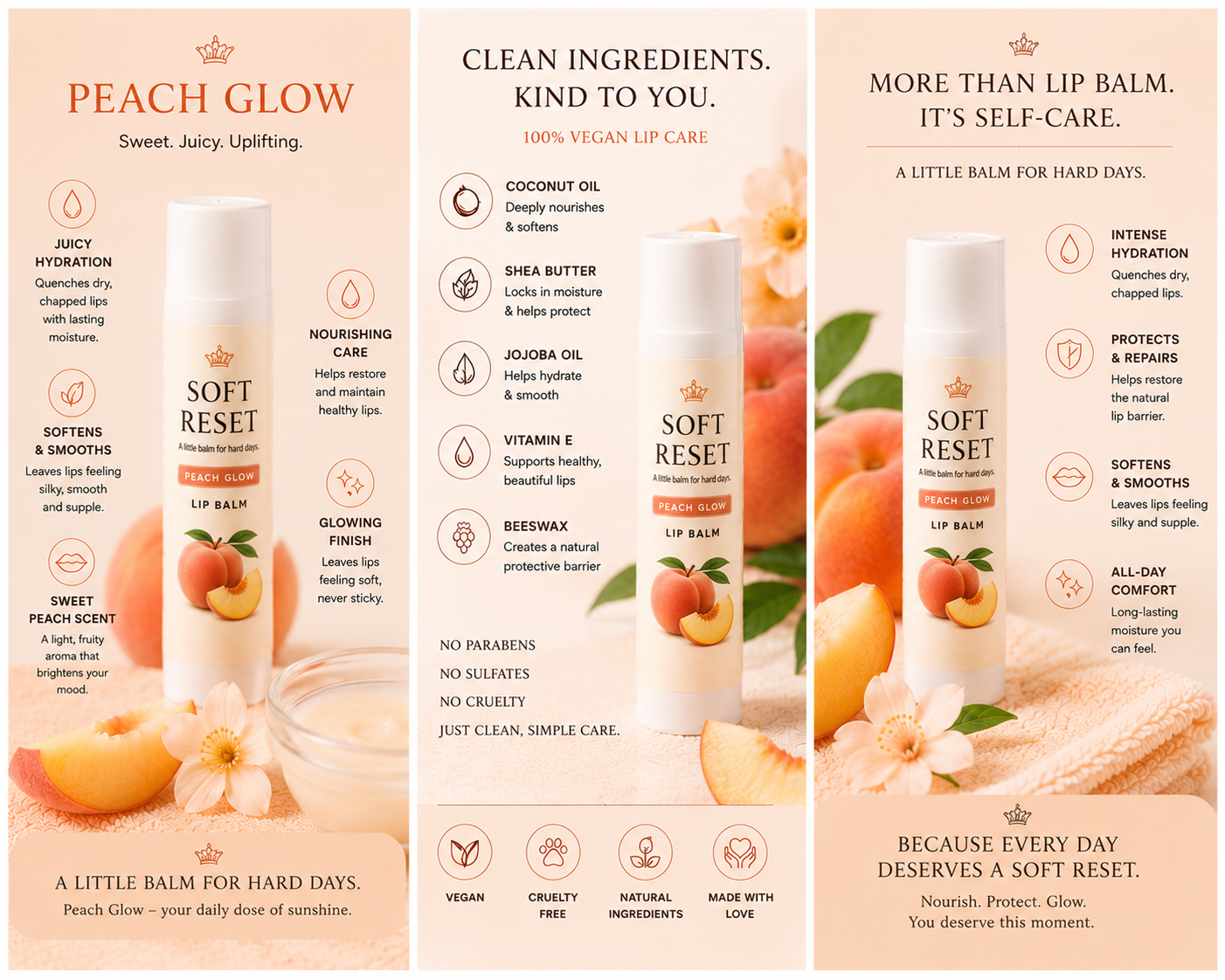 Soft Reset™ Luxury Lip Balm Collection (5-Pack)