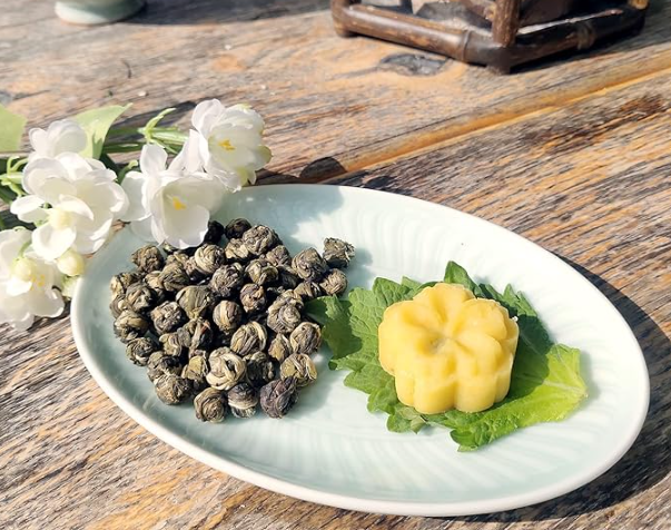 Soft Reset Dragon Pearl Jasmine Tea Ritual